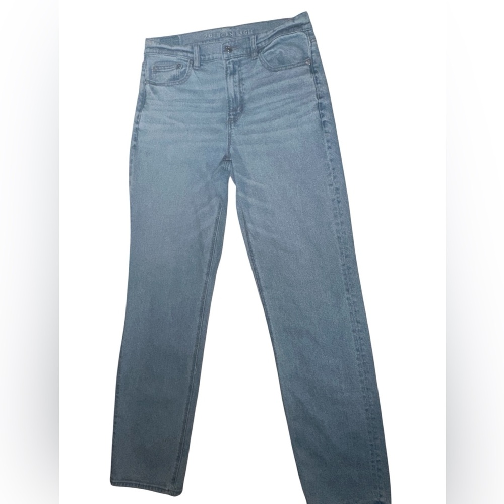 American Eagle Super High Rise Anke Straight Jeans Size 8 Long